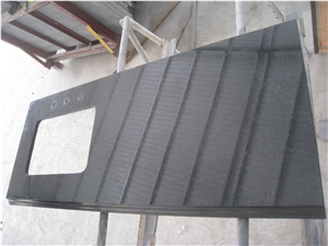 Black Galaxy Granite Vanity Top