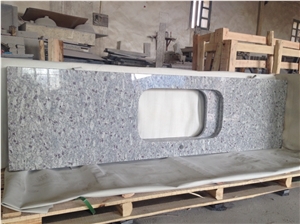 Moon White Granite Kitchen Countertop