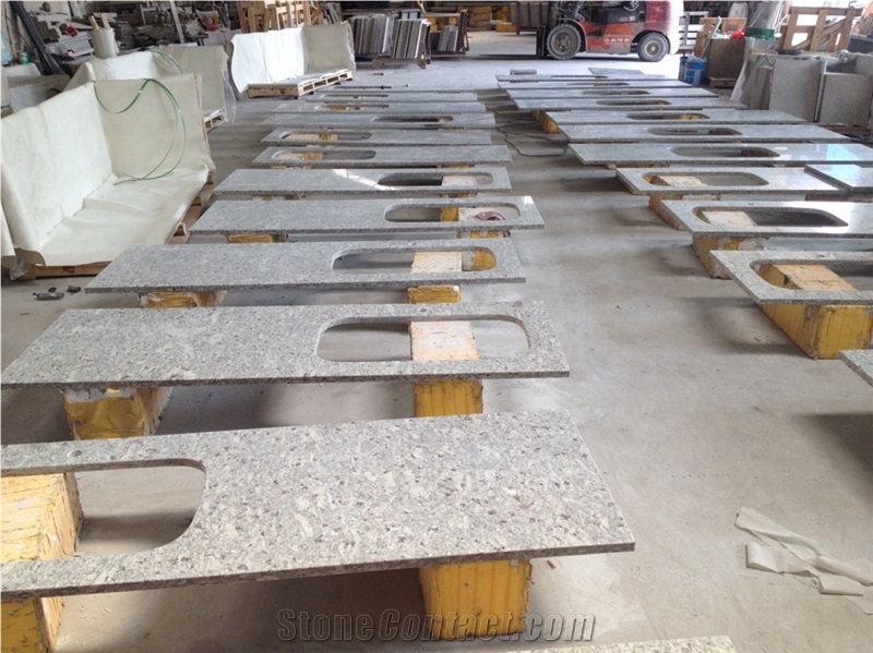 Moon White Granite Kitchen Countertop