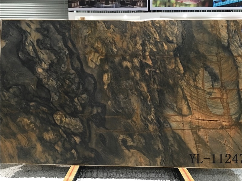 Shangri La Brown Quartzite Tiles&Slabs Quartzite Flooring&Walling