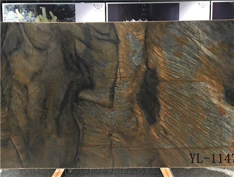 Shangri La Brown Quartzite Tiles&Slabs Quartzite Flooring&Walling