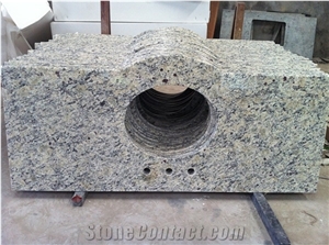 St Cecilia Light Granite Vanity Top