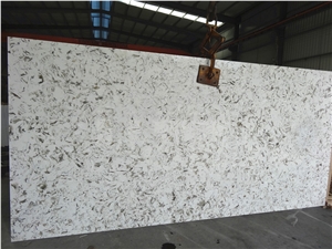 White Coffee V125-Slabs Quartz Tiles&Slabs Quartz Flooring&Walling