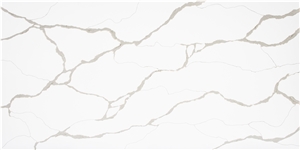 White Quartz Xka9130-Calacatta Gold Quartz Tiles&Slabs Flooring
