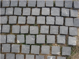 Zhangpu Black Cube Stone ,Walkway Pavers, Patio Setts