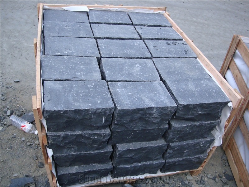 Zhangpu Black Cube Stone ,Walkway Pavers, Patio Setts