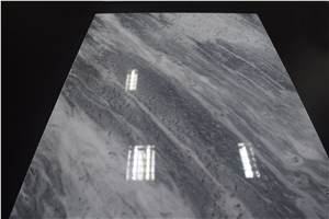 China Guangdong Polished Grey Marble Stone Slab