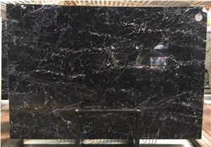 China Grigio Carnico Marble,Black&White Marble,Black Ice Flower Marble