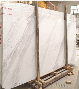 East Oriental White Marble/Tiles/Slab with Grey Vein, Quarry Owner