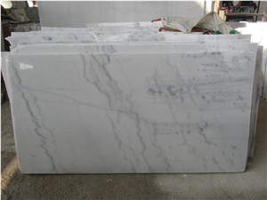 Guangxi White Marble Slabs /Flooring Tiles,Bianco Carrara White Marble