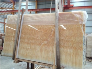 Honey Onyx, China Marble Yellow Honey Onyx Big Slabs Surface Polished