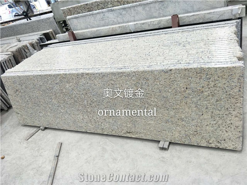 Ornamental Granite Kitchen Countertop,Golden Yellow Countertop