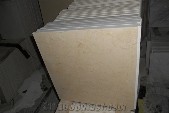 Spain Crema Marfil Marble Slabs, Polishing Beige Flooring&Wall Tiles
