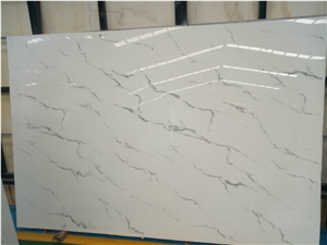 Artificial Crystallized Stone, Light Vein Texture, Tiles & Slabs