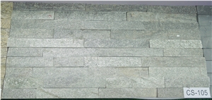 Dark Grey Shining Slate Cultured Stone Panels, Type No.Cs-105