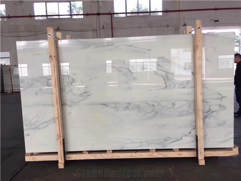 Nano Crystallized Stone, Artificial Marble Big Slab with Cloud Texture