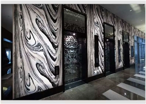 Nano Crystallized Stone, Black Could Artificial Marble for Wall/Floor Nano Crystallized Stone, Black Could Artificial Marble for Wall/Floor