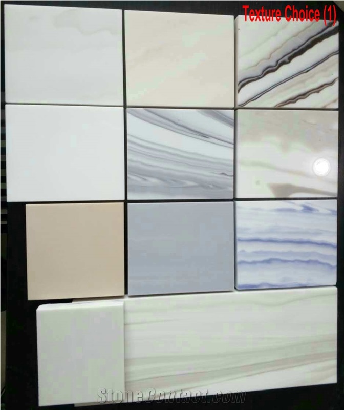 Nano Crystallized Stone, Black Could Artificial Marble for Wall/Floor