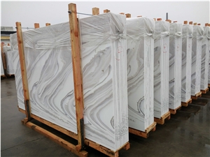 Nano Crystallized Stone, Brown Cloud Artificial Marble 1.8cm Big Slabs