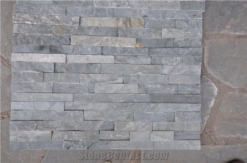 Natural Cultured Stone, Type No. Cs-103 Dark Grey Slate Panels