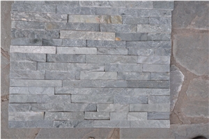 Natural Cultured Stone, Type No. Cs-103 Dark Grey Slate Panels