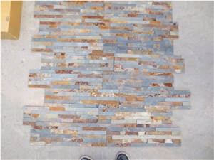 Rusty and Grey Slates Mixed Retro Cultured Stone, No.Cs-106
