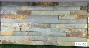 Rusty and Grey Slates Mixed Retro Cultured Stone, No.Cs-106