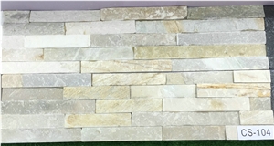 Rusty, Grey and Black Mixed Slate Cultured Stone Panels, No.Cs-104