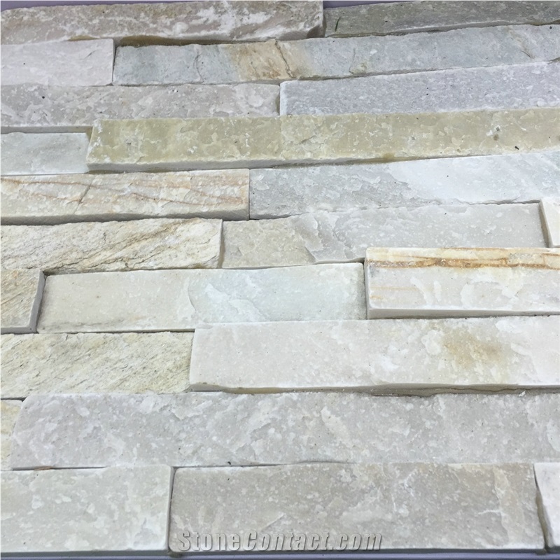 Rusty, Grey and Black Mixed Slate Cultured Stone Panels, No.Cs-104