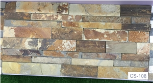 Rusty Retro Slate Cultured Stone Panels for Wall/Floor, Type No.Cs-108