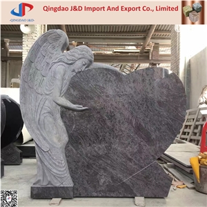 Bahama Blue Granite Weeping Angel Monuments Headstone Bahama Blue Granite Weeping Angel Monuments Headstone