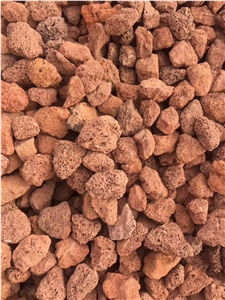 Cheap Price Red Basalt Pebble & Grave