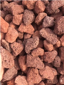 Cheap Price Red Basalt Pebble & Grave