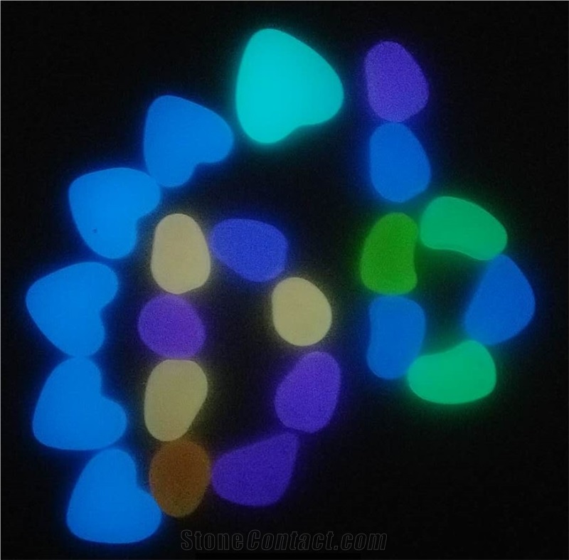 Glow in the Dark Pebble Stone Glowing Pebble Stone