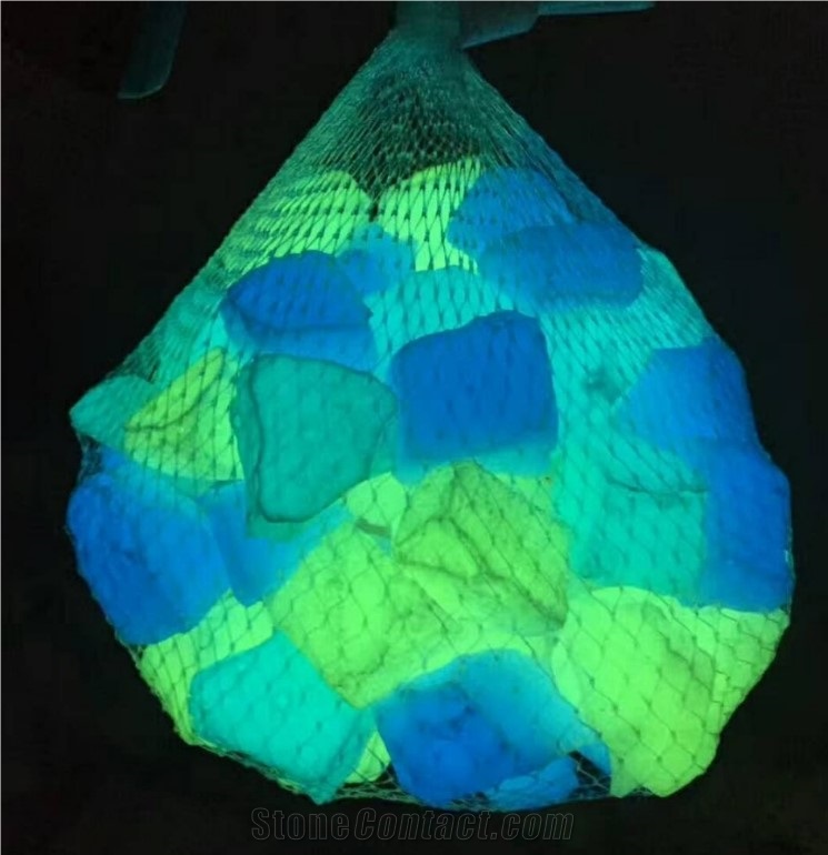 Glow in the Dark Pebble Stone Glowing Pebble Stone