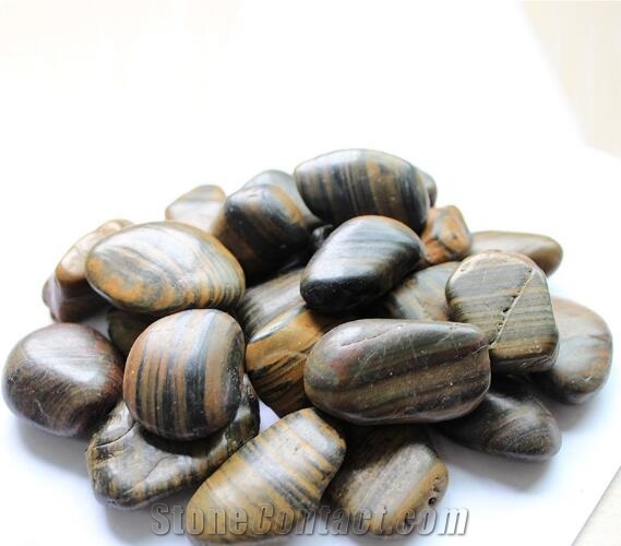 Stone Pebble in Bulk River Pebble Stone