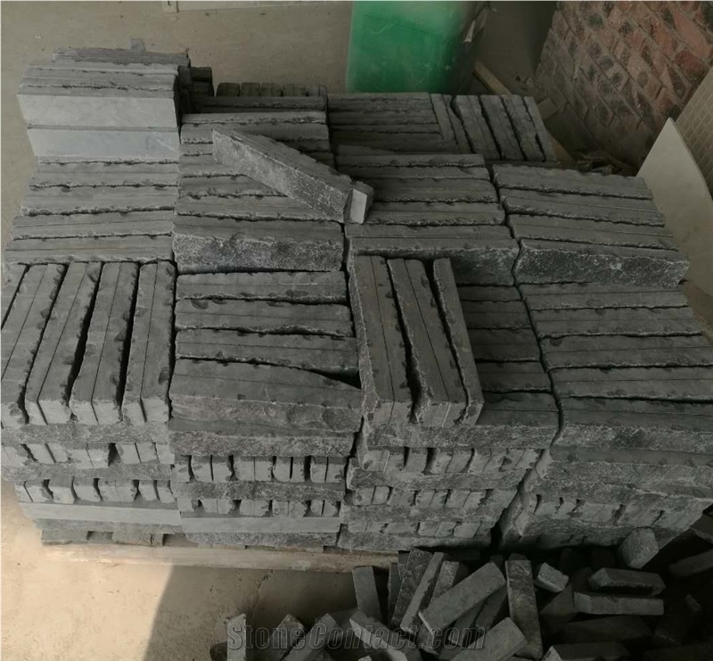 Black Limestone Road Kerb Kerbstone Side Stone Landscaping Kerbstone
