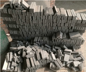 Black Limestone Road Kerb Kerbstone Side Stone Landscaping Kerbstone