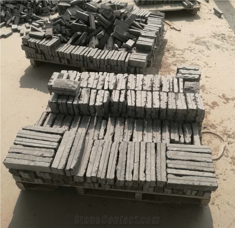Black Limestone Road Kerb Kerbstone Side Stone Landscaping Kerbstone