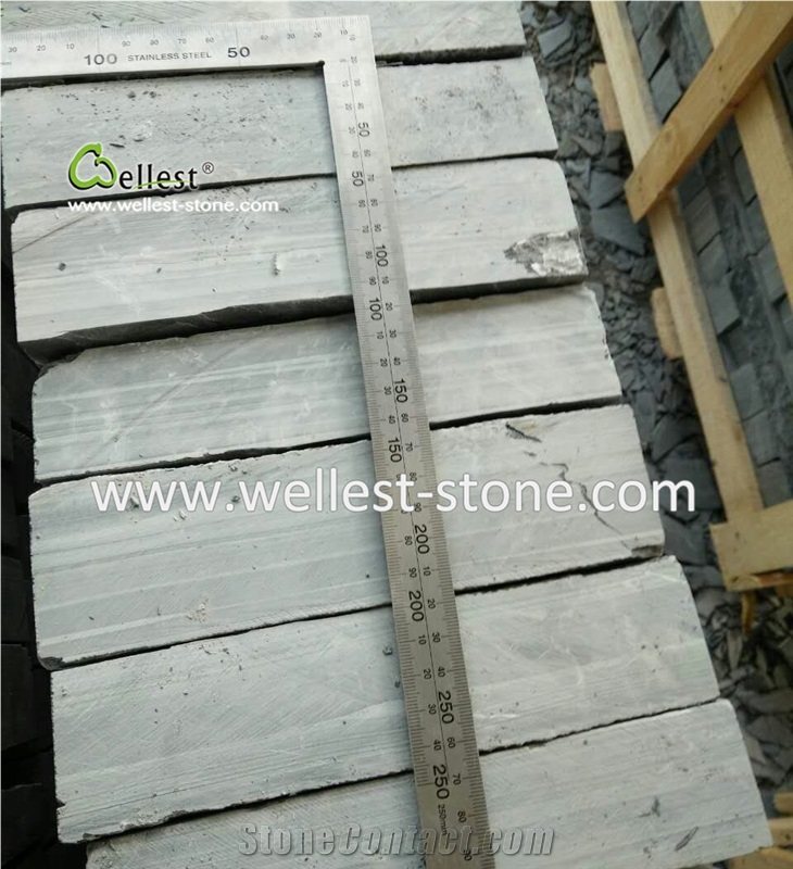 Black/Rusty/Green Slate Cube Stone/Cobble Stone Tumbled Paving Slate