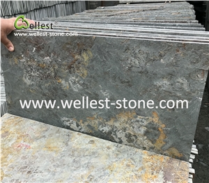 China Own Quarry Rusty Slate Paving Slate for Flooring Tile Pool Paver