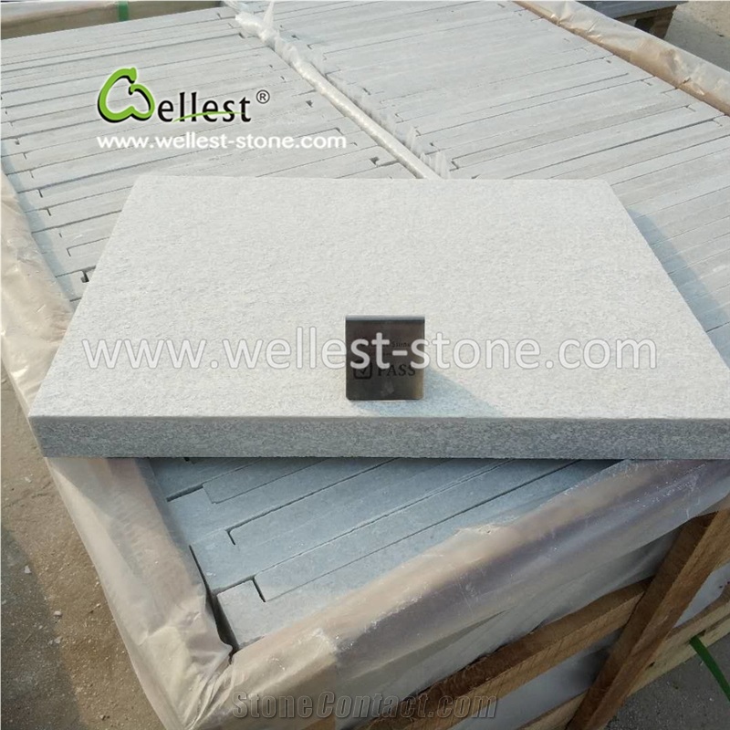Elegant Straight Edge White Quartzite Coping Stone for Swimming Pool
