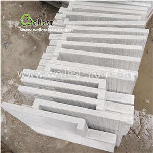 Elegant Straight Edge White Quartzite Coping Stone for Swimming Pool