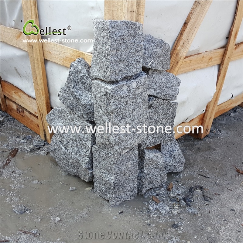 G603 Light Grey Granite Random Size Corner for Wall Cladding Wall Tile