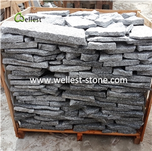 G603 Light Grey Granite Random Size Corner for Wall Cladding Wall Tile
