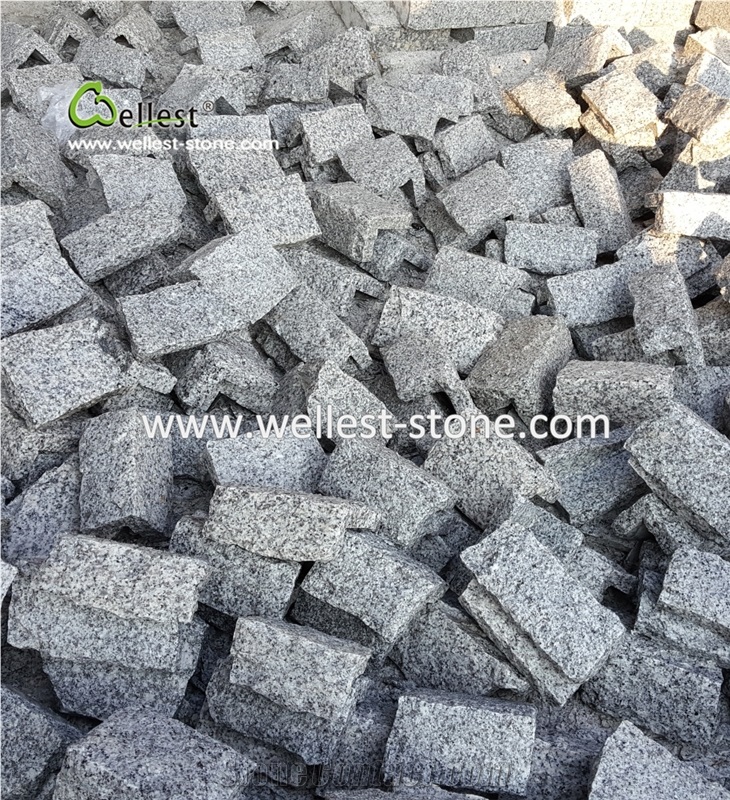 G603 Light Grey Granite Random Size Corner for Wall Cladding Wall Tile