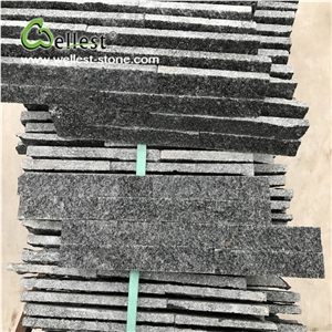 Galaxy Black Granite Ledge Stone /Stacked Stone for Floor/Wall Tile