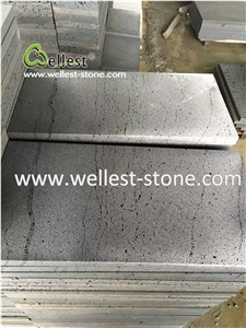 Grey Lava Veins Volcanic Veins Basalt for Wall Caldding Flooring Tiles