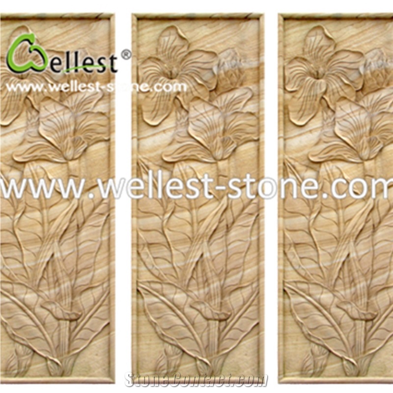 Natural Marble Relief Patterns for Interior Decoration