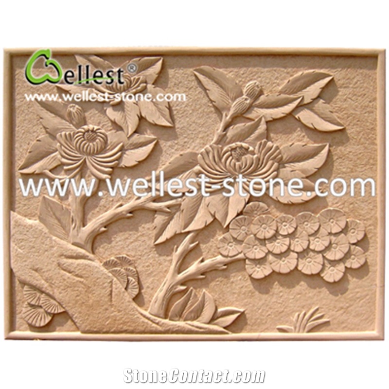 Natural Marble Relief Patterns for Interior Decoration